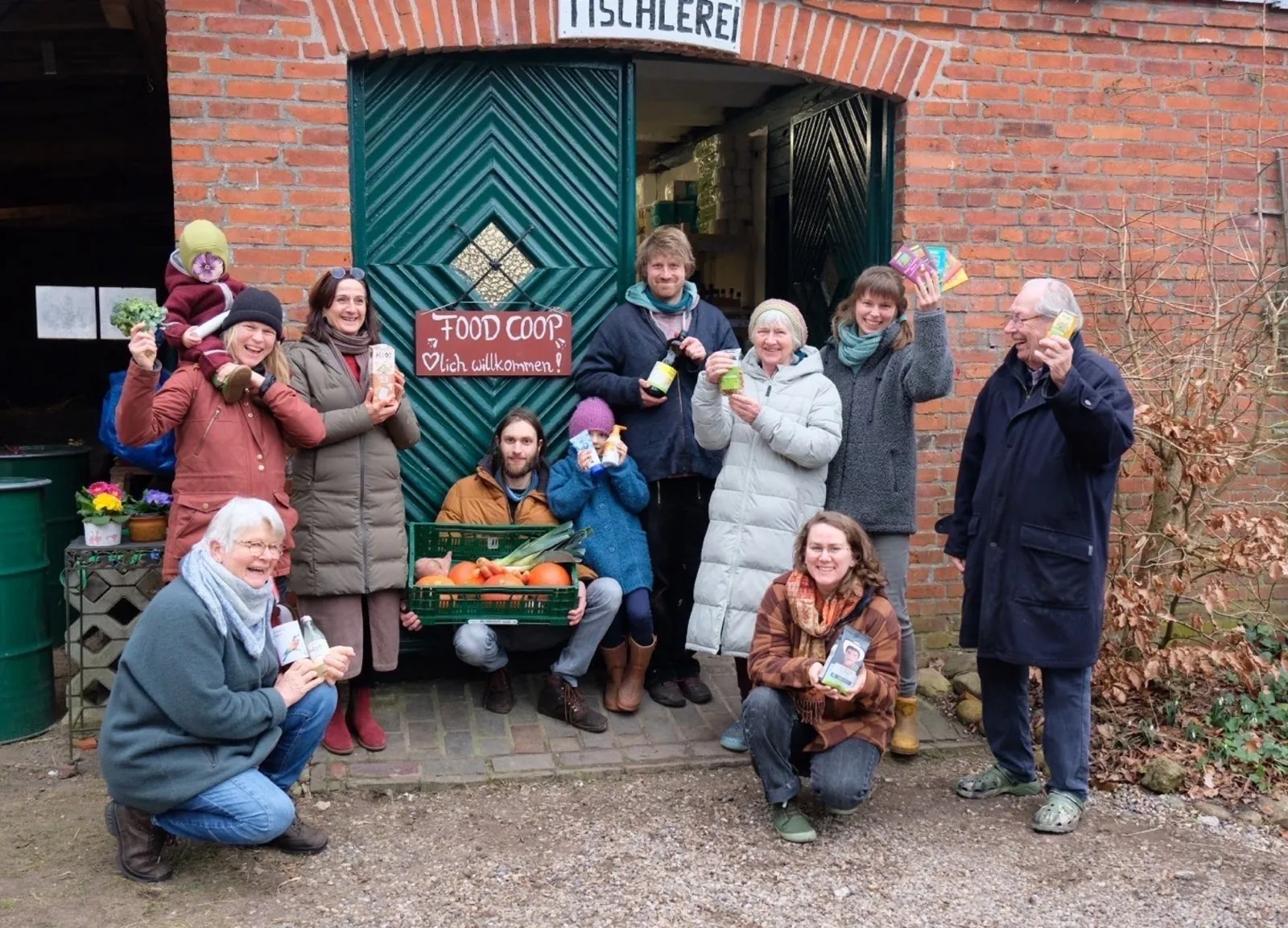 Das Team der FoodCoop am Posthof in Rendsburg